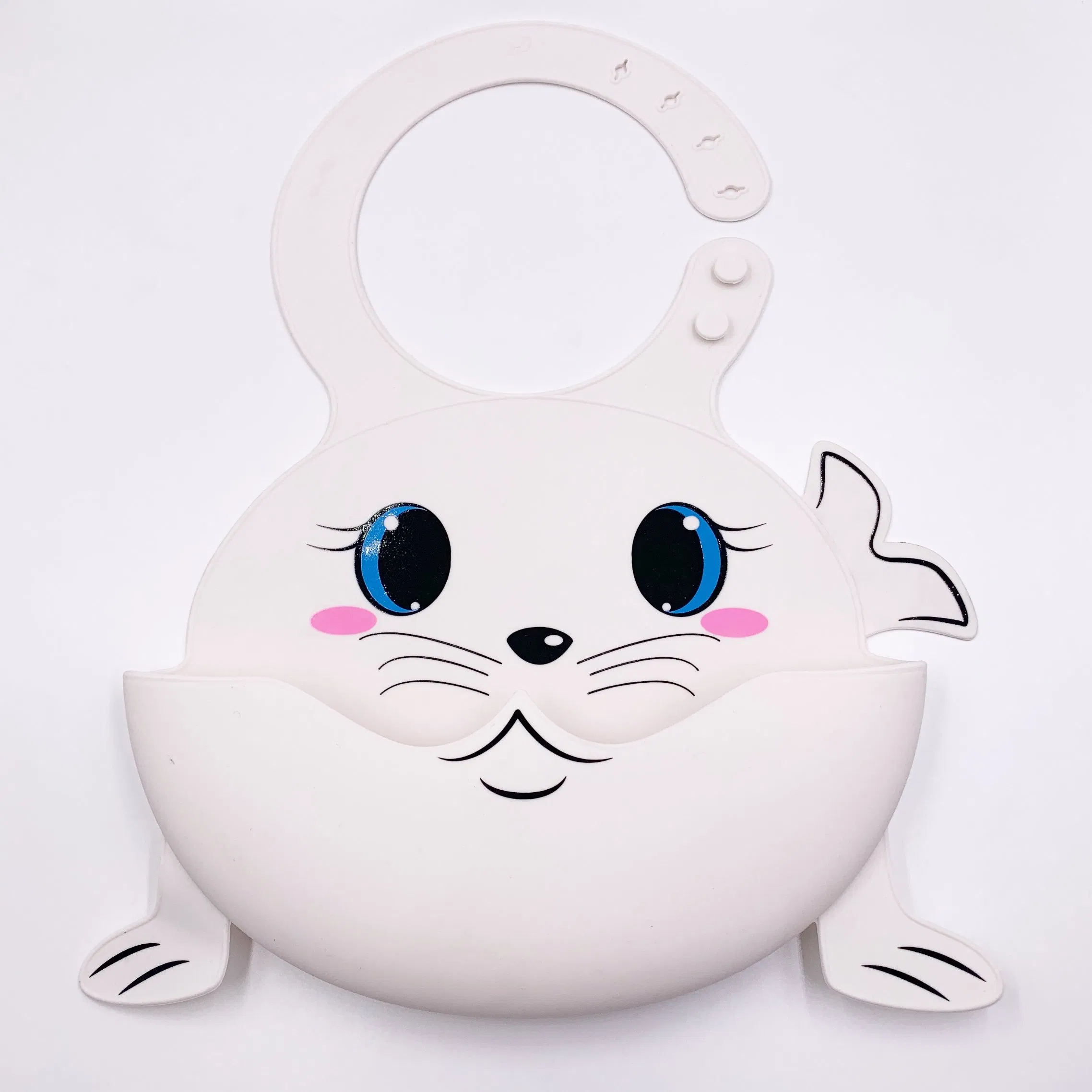 Colorful Cartoon Silicone Bibs for Babies - Wholesale Deals