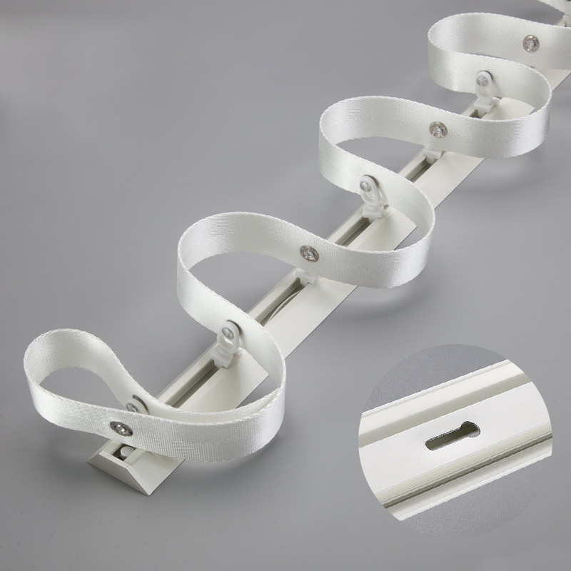 Manufacturer Ceiling Mount Home Decorative Aluminium V Shape Curtain Track Rail