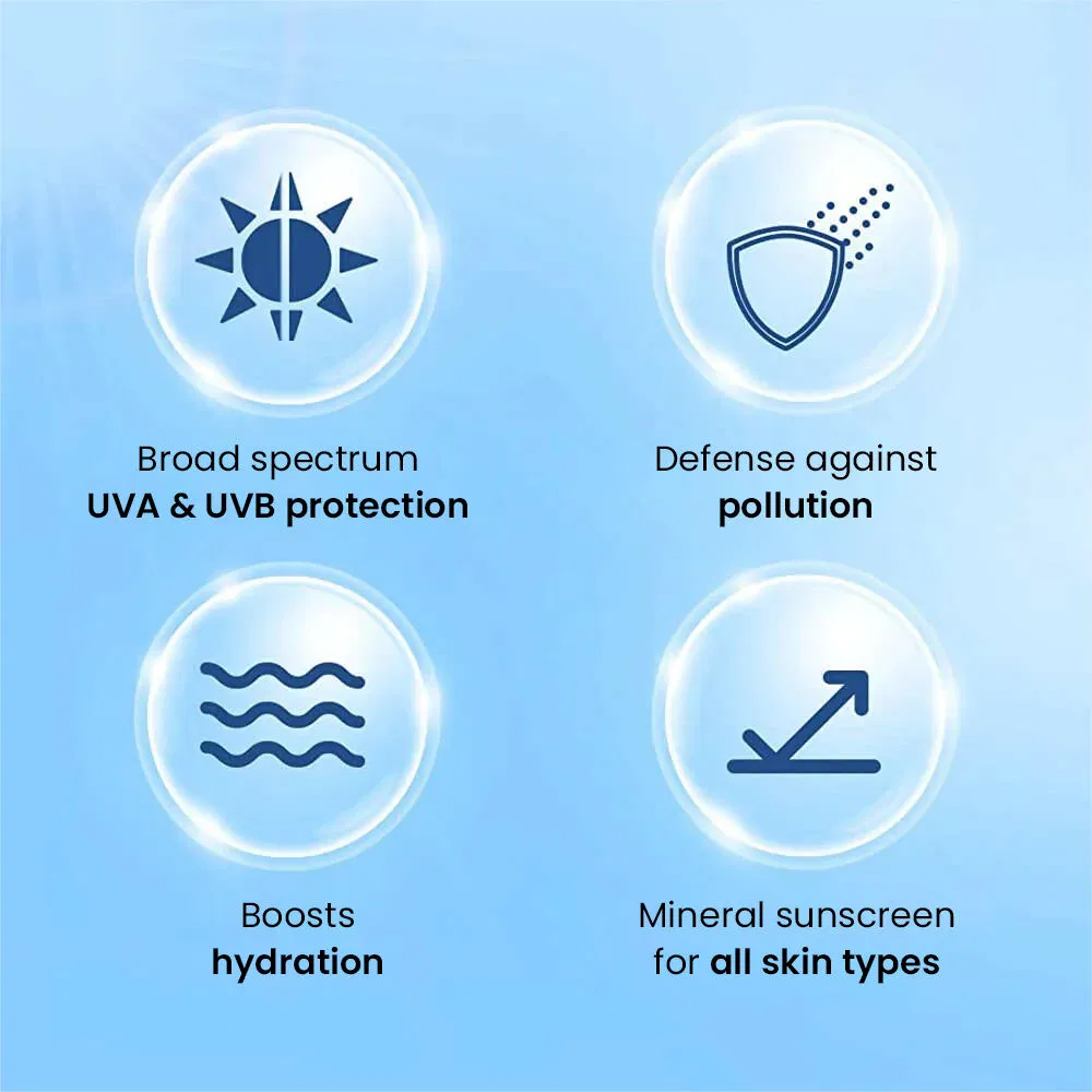 SPF 50 UV Protection Face Body Refreshing Moisturizing Sun Screen