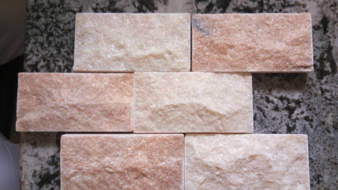 Dark Grey G654/G604/G623 Granite Mushroom Stone for Outside Wall Cladding