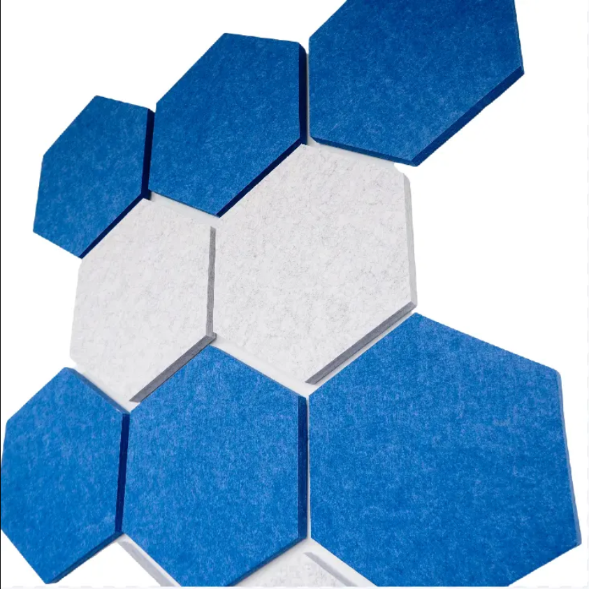 Sound Absorption Self-Adhesive Polyester Felt Panels Acoustic Aboard 100% Pet 9mm Felt