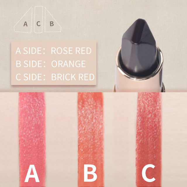 Beeswax-Enriched Matte Lipstick in Vibrant Three Color Options