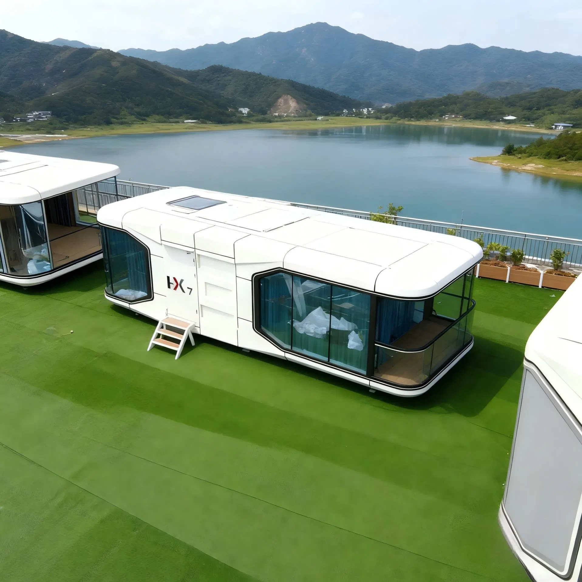 Prefabricated Luxury Villa Prefab Capsule Vessel House Space Container Portable House