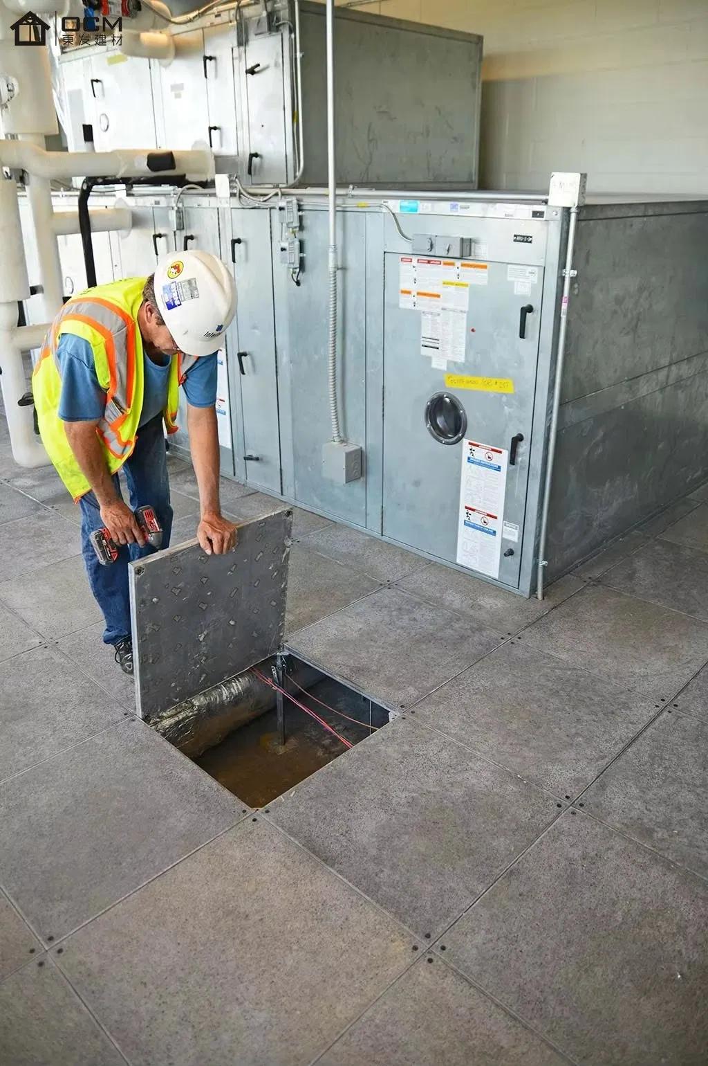 Ocm Manufacturing Anti-Static Flooring Calcium Sulphate Access Floor Smart Offices and Computer Rooms