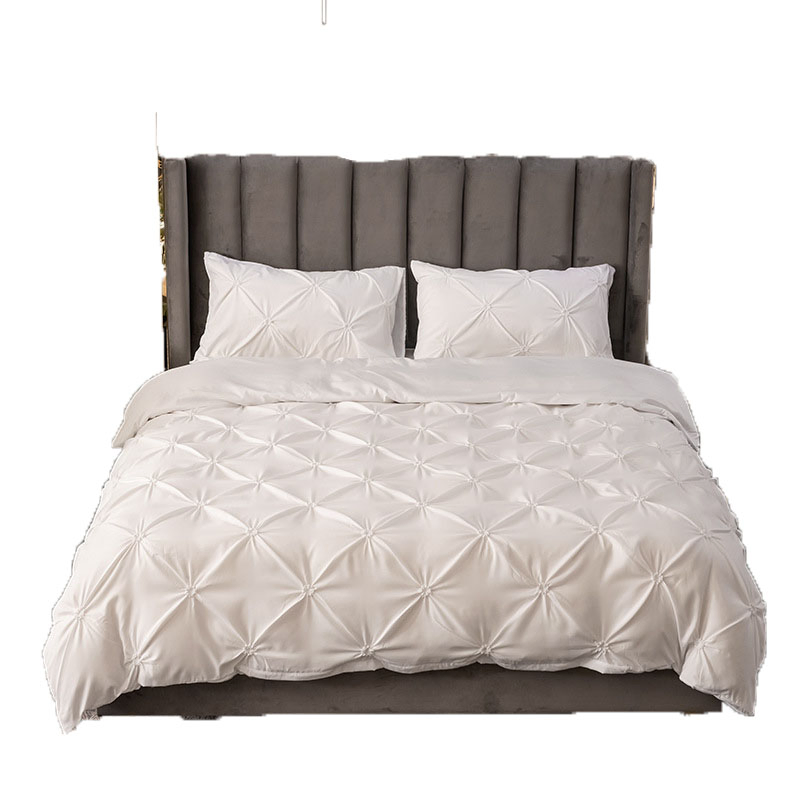 Custom Luxury Polyester Duvet Bedding Set Hotel Design Quilt Bedding Set 3PCS