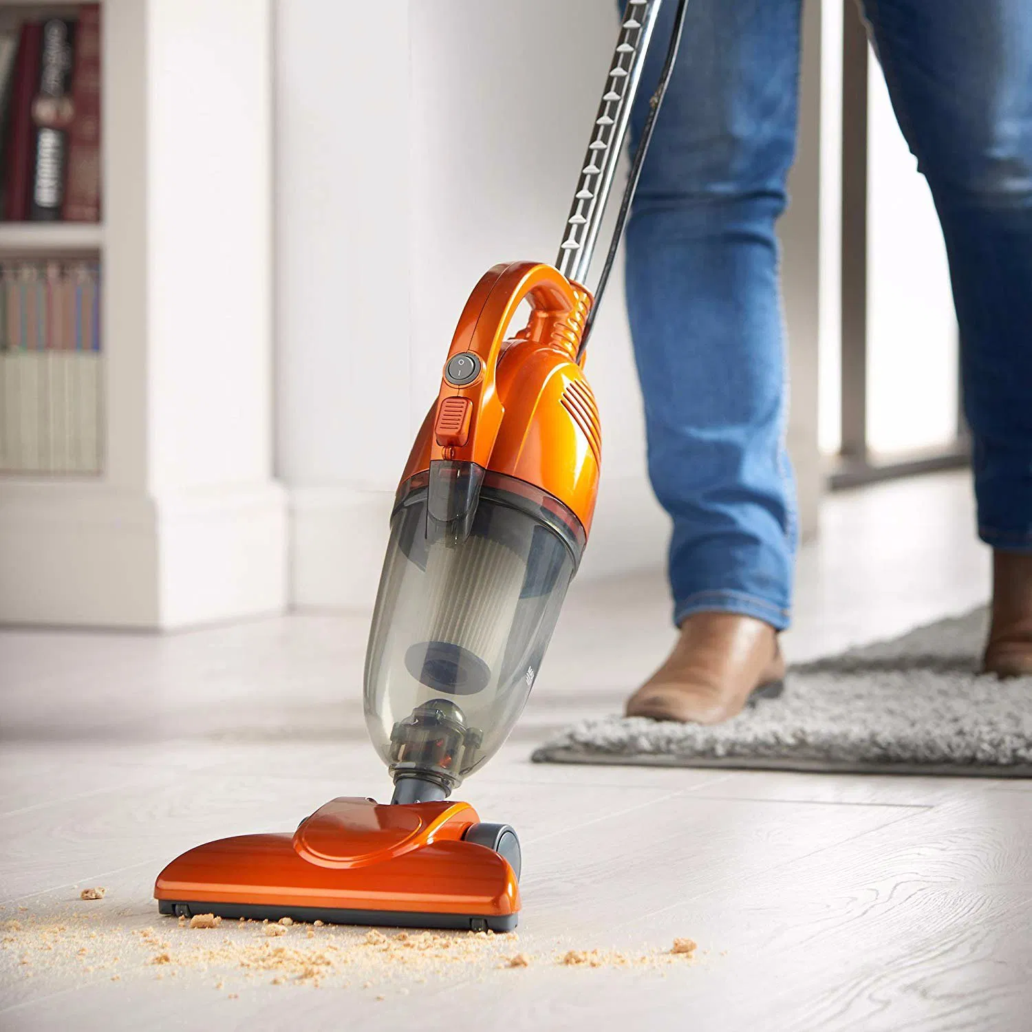 Bagless 2 in 1 Corded Lightweight Stick and Handheld Vacuum Cleaner with HEPA Filter