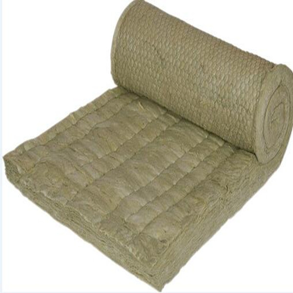 Thermal Insulation Rock Wool Blanket with Wire Mesh 100kg Density