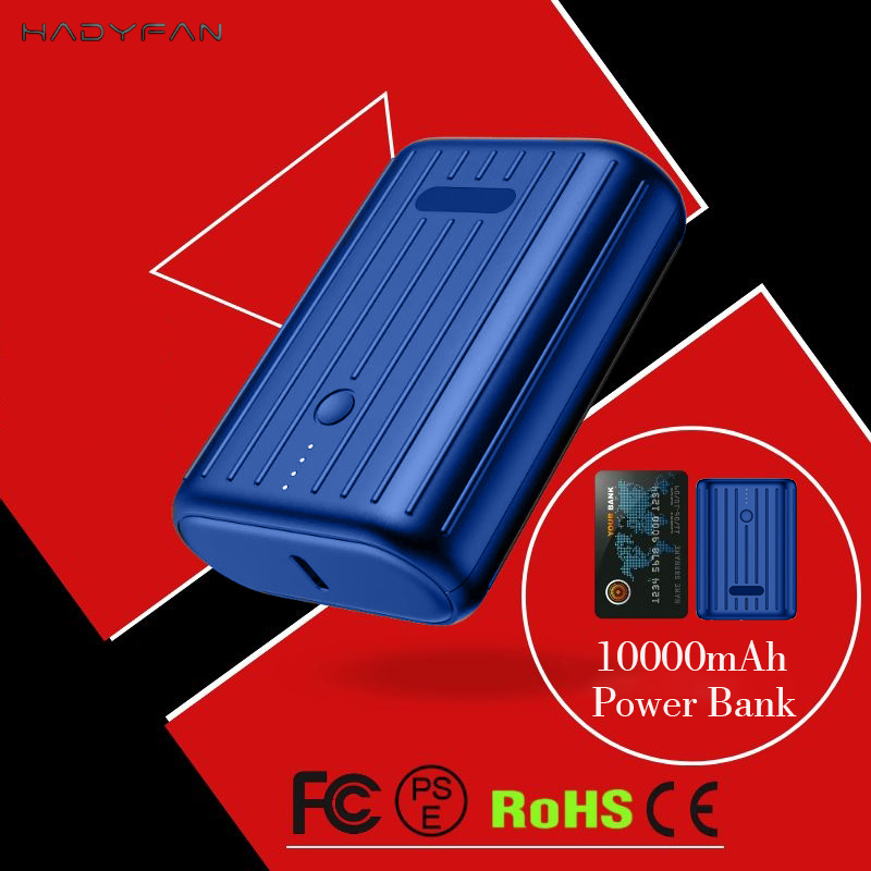 Портативный Power Bank 10000 мАч, ультратонкий, быстрая зарядка
