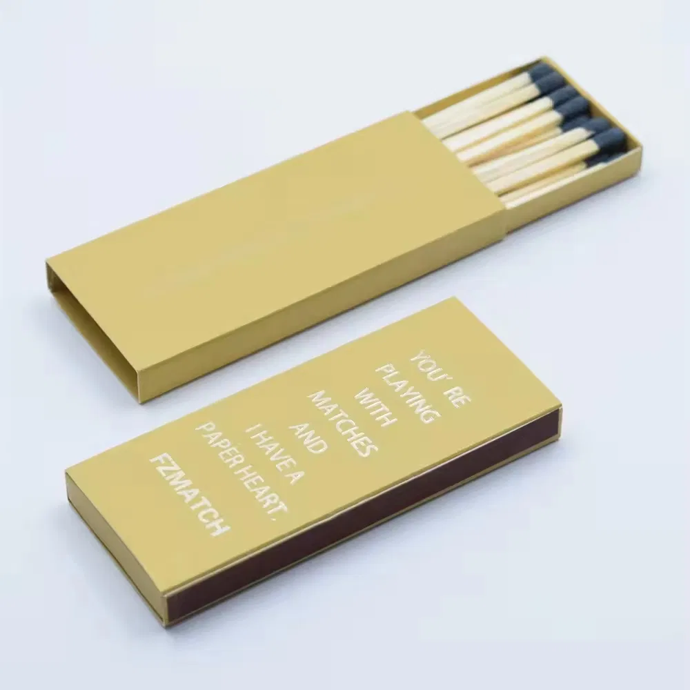 Modern Safety Matchbox Set for Parties and Home Use