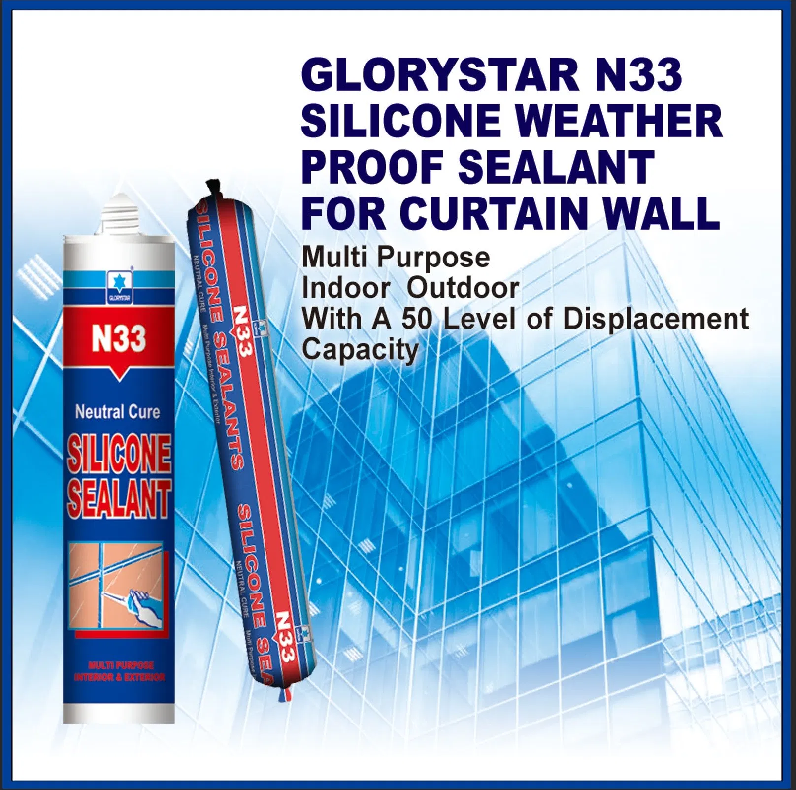 OEM Neutral Structural Silicone Sealant for Marble Wall Panel Installation Construction