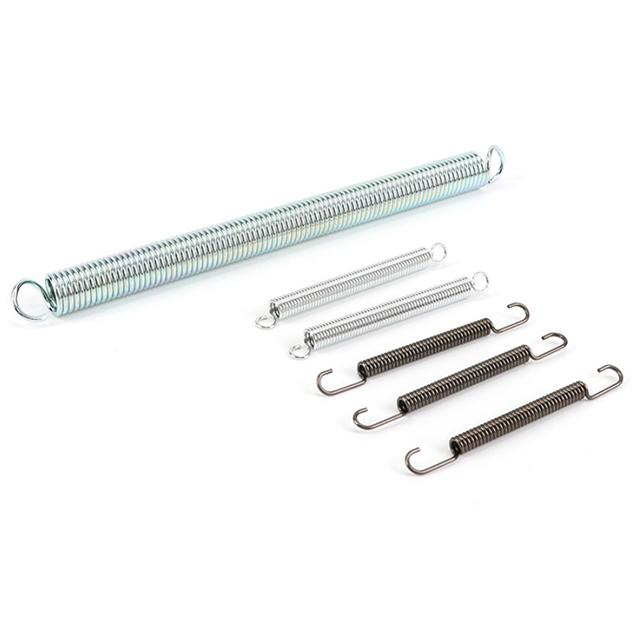 OEM Manufacturer Custom Metal Carbon Steel Stainless Steel 304 Long Coil Double Hook Tension Spring Extension Spring