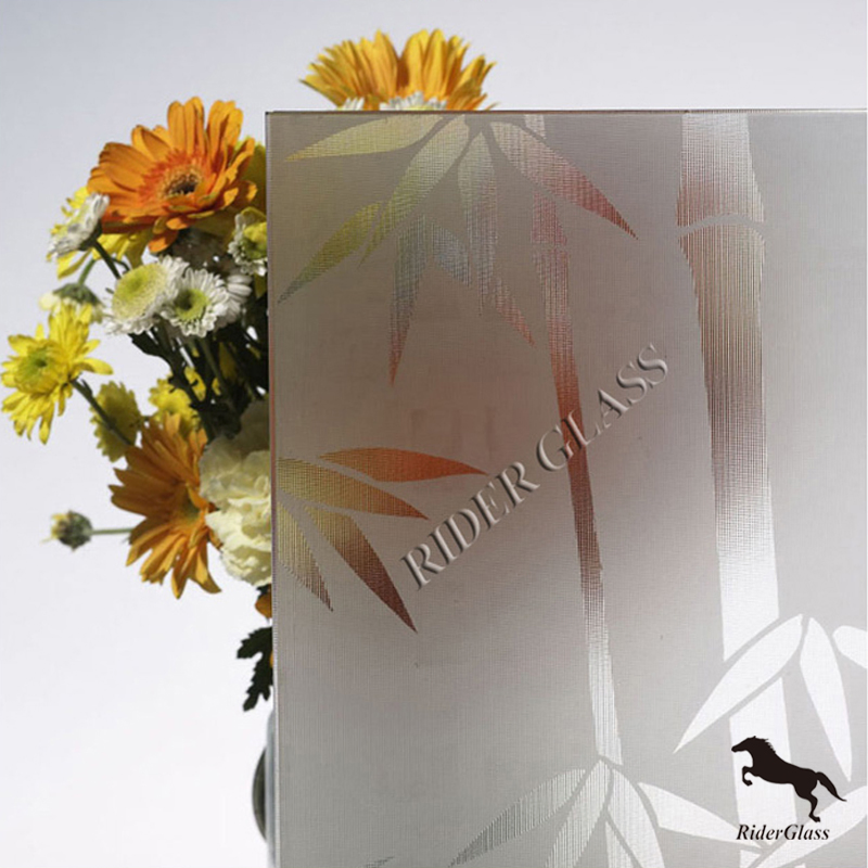 Rider 6mm Sand Blasted China Glass