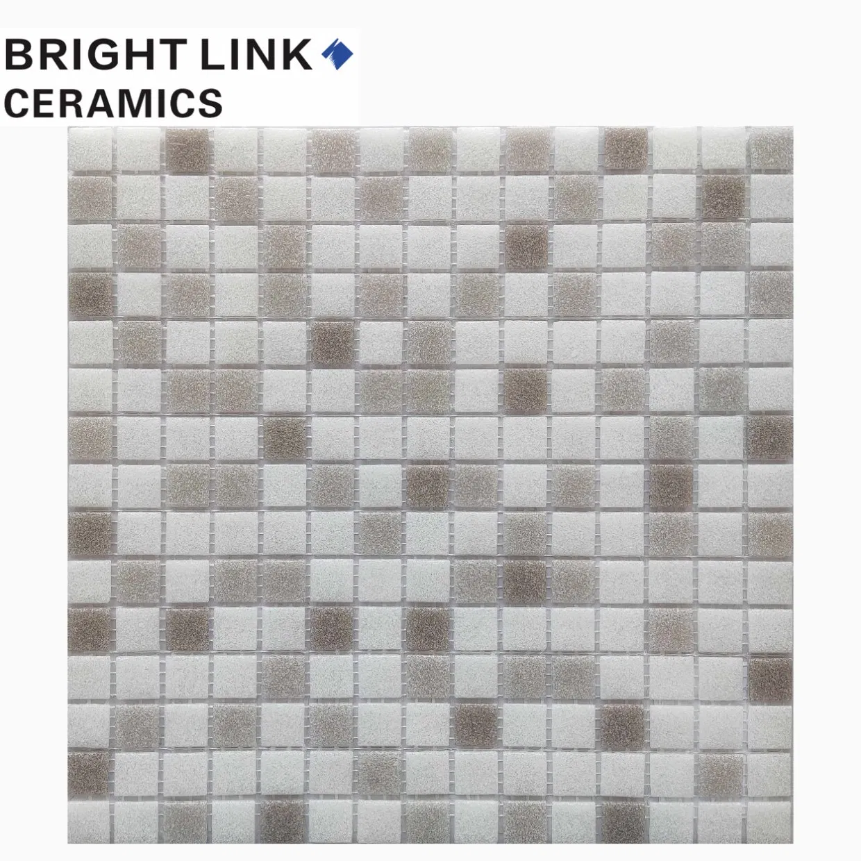 Стеклянная мозаика для бассейна, 327x327 мм, 4 мм