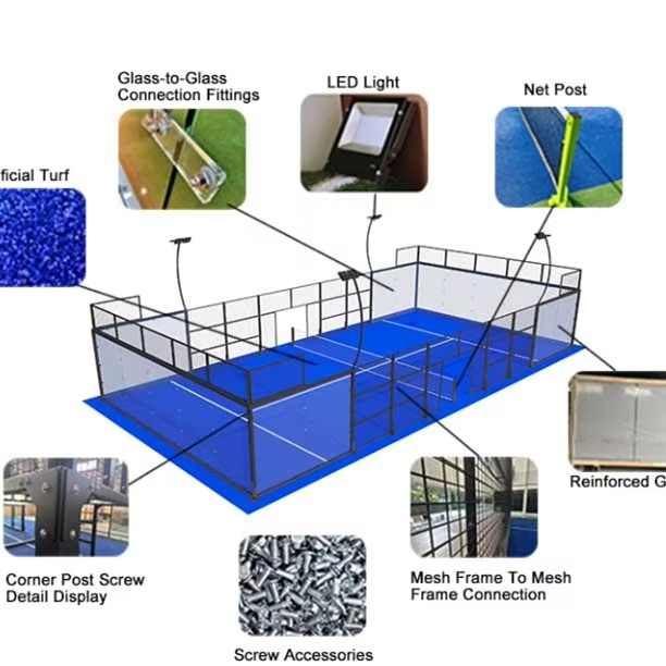 Hot Selling Panoramic Padel Court Outdoor Paddle Tennis Court for Sale Buy Padel Court