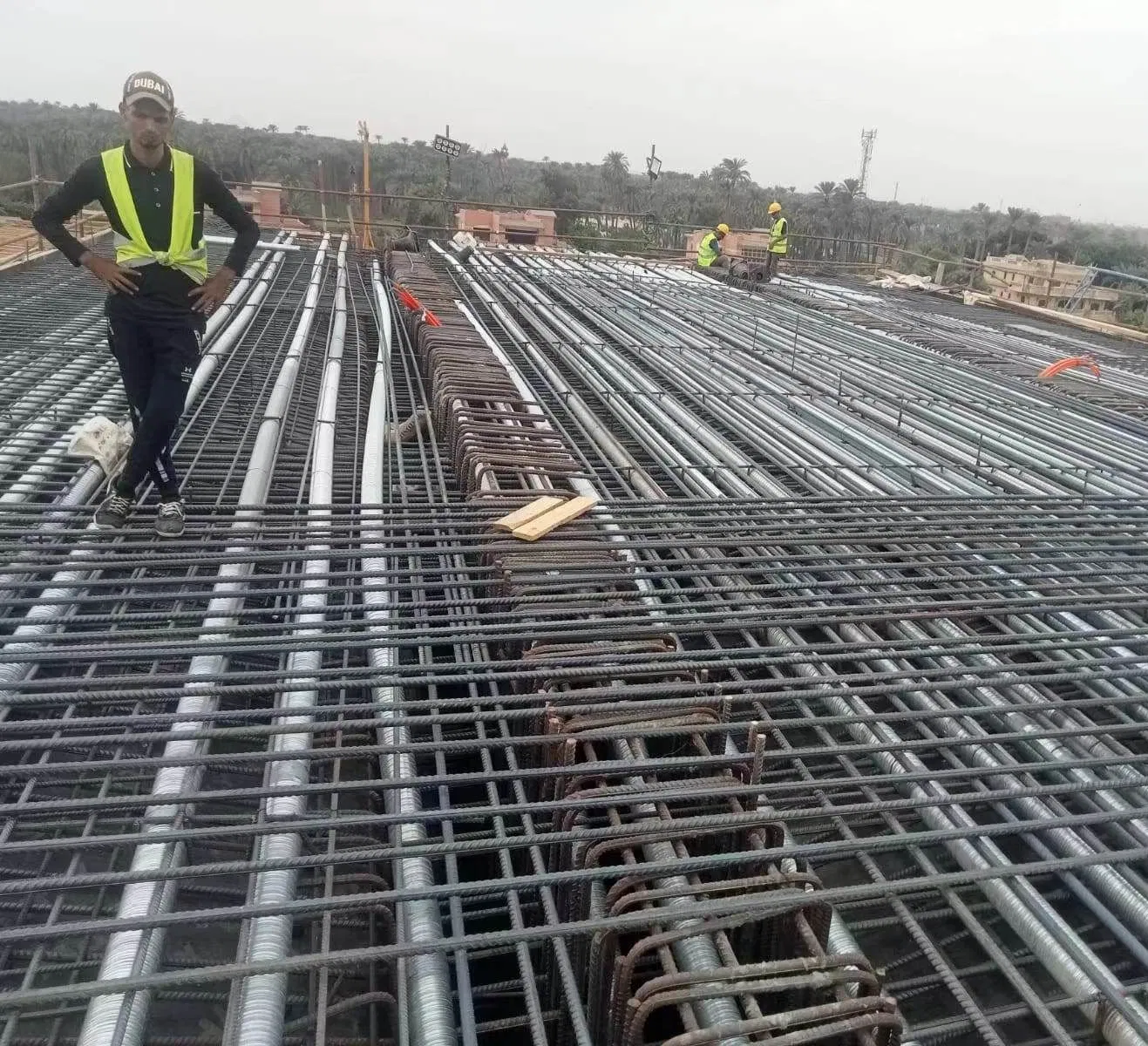 70 mm Post-Tensioning Duct Building Embedded Metal Large Diameter Concrete Bellows Pipe