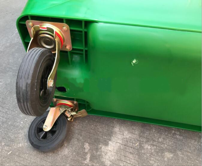 Большие уличные пластиковые мусорные баки 120-1100 литров