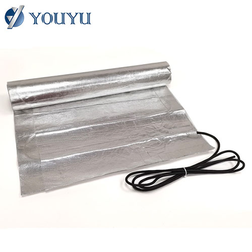 Electric Tile Aluminum Foil Heat Under Floor Heating Mat