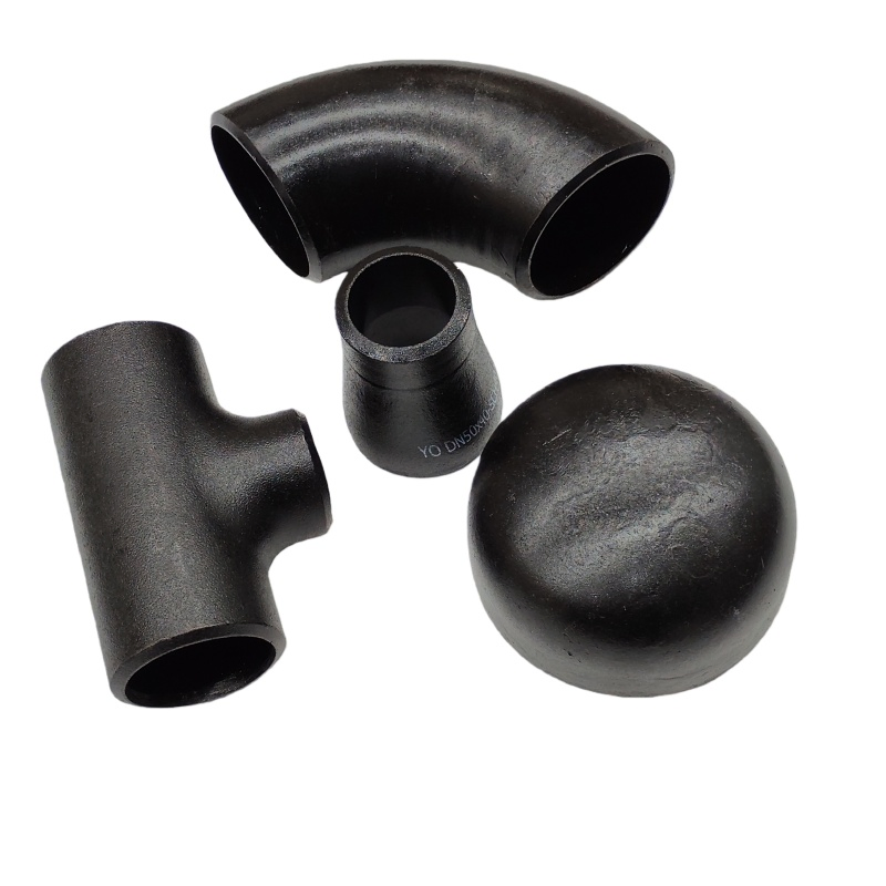 ASME B16.9 Butt Welding Carbon Steel Long/Short Radius 45/90/180 Degree Stainless Steel 304L/316L Elbow and Reducing /Equal Tee Reducer Cap Pipe Fitting