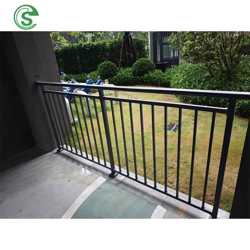 Powder Coated Aluminum Balcony Indoor Step Staircase Handrail Stair Railing