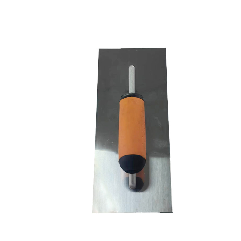 Finishing Plaster Bricklaying Rubber Handle Concrete Trowel Tools Plastering Carbon Steel Trowel