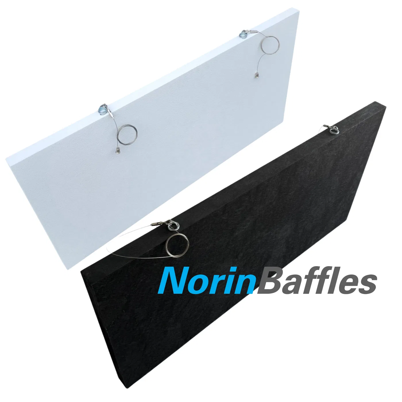 Modern Acoustic Panels Fiberglass Wool Ceiling Baffle Gym Hotel Hall School