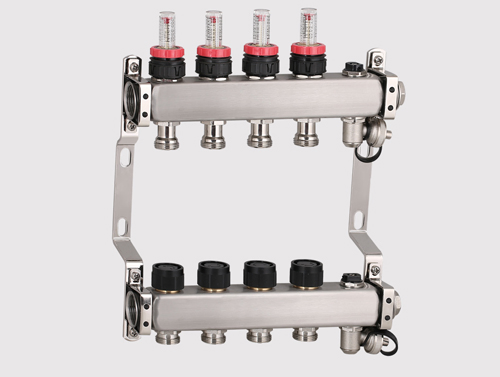 Wide Application Easy Maintenance Heating Manifold with Flow Meters