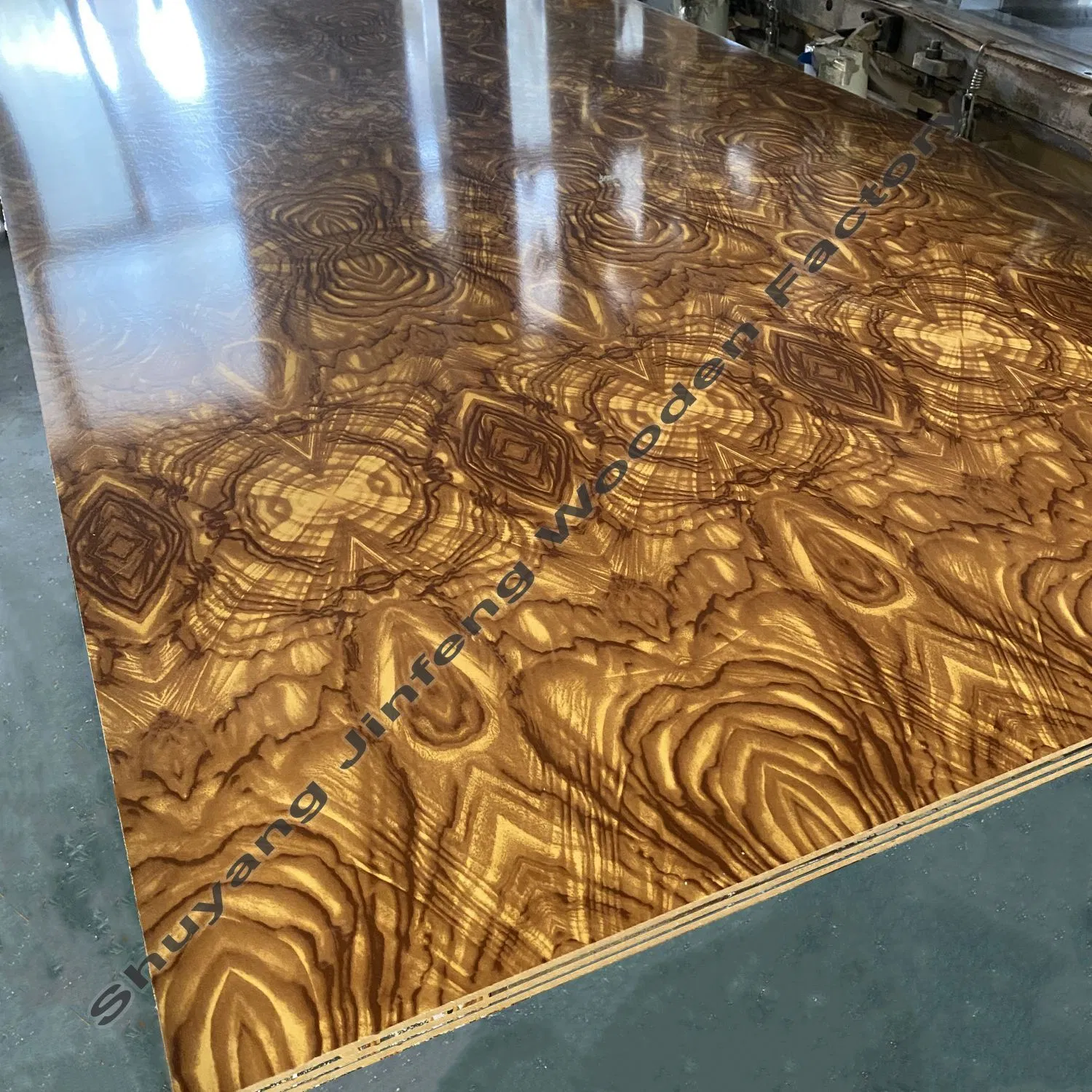 2.7mm 3mm Africa India One Side Melamine MDF Board