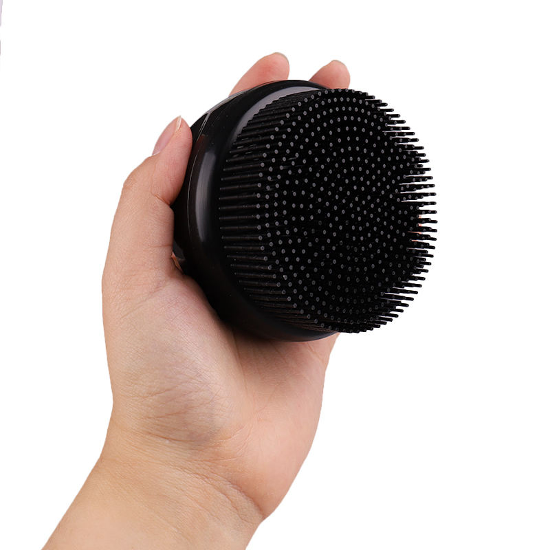 Silicone Back Scrubber for Shower Bath Body Brush with Handle Soft Silicon Massage Bath Brush Private Label