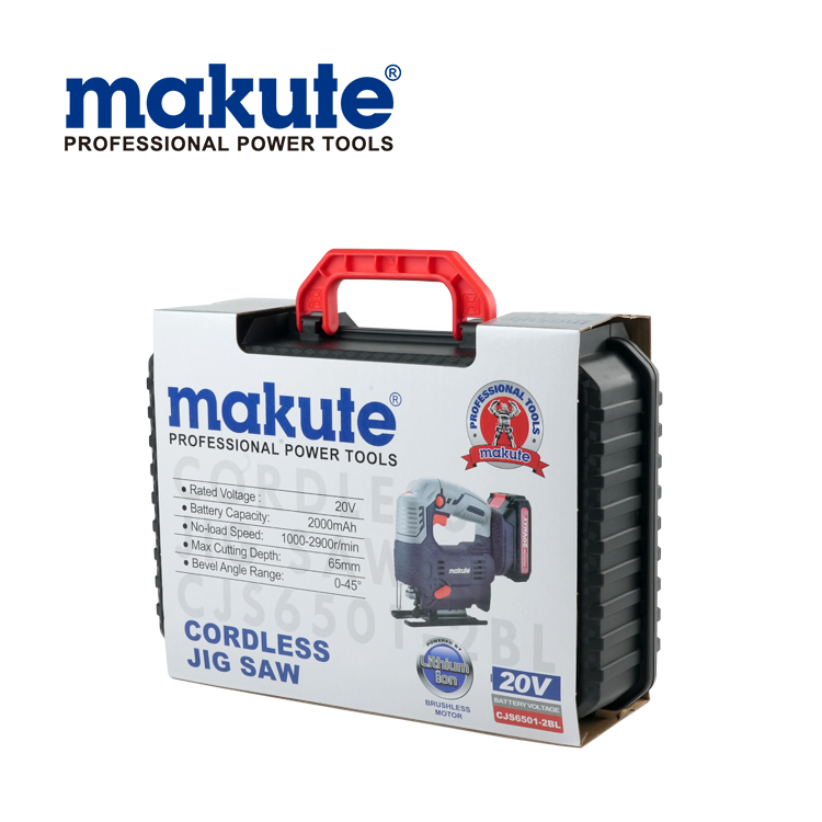 Аккумуляторный лобзик Makute 20V для дерева и металла