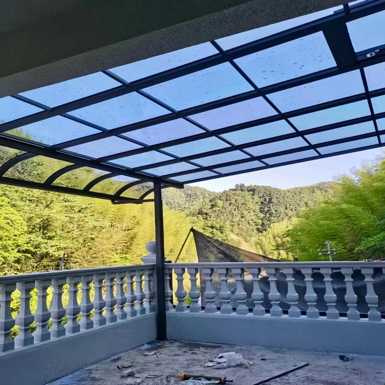 14. Wholesale Carport Shelter Glass Outdoor Aluminium Roof Canopy Awnings Canopies Multiple Color for Window Sunshade