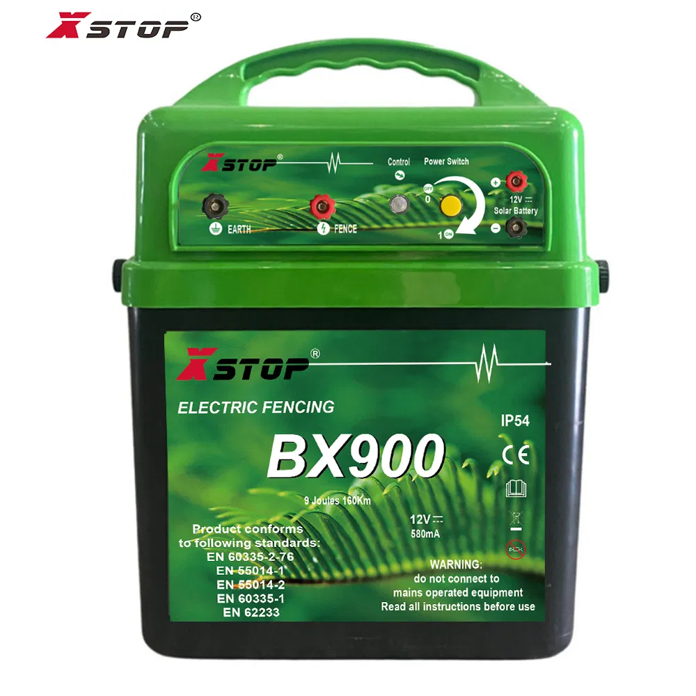 Xstop DC Battery Solar Panel Power Electric Electronic Fence Energizer