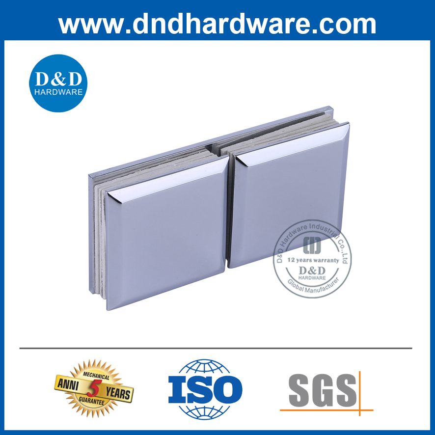 Glass Fitting Hardware Stainless Steel Shower Clip for Bathroom Door