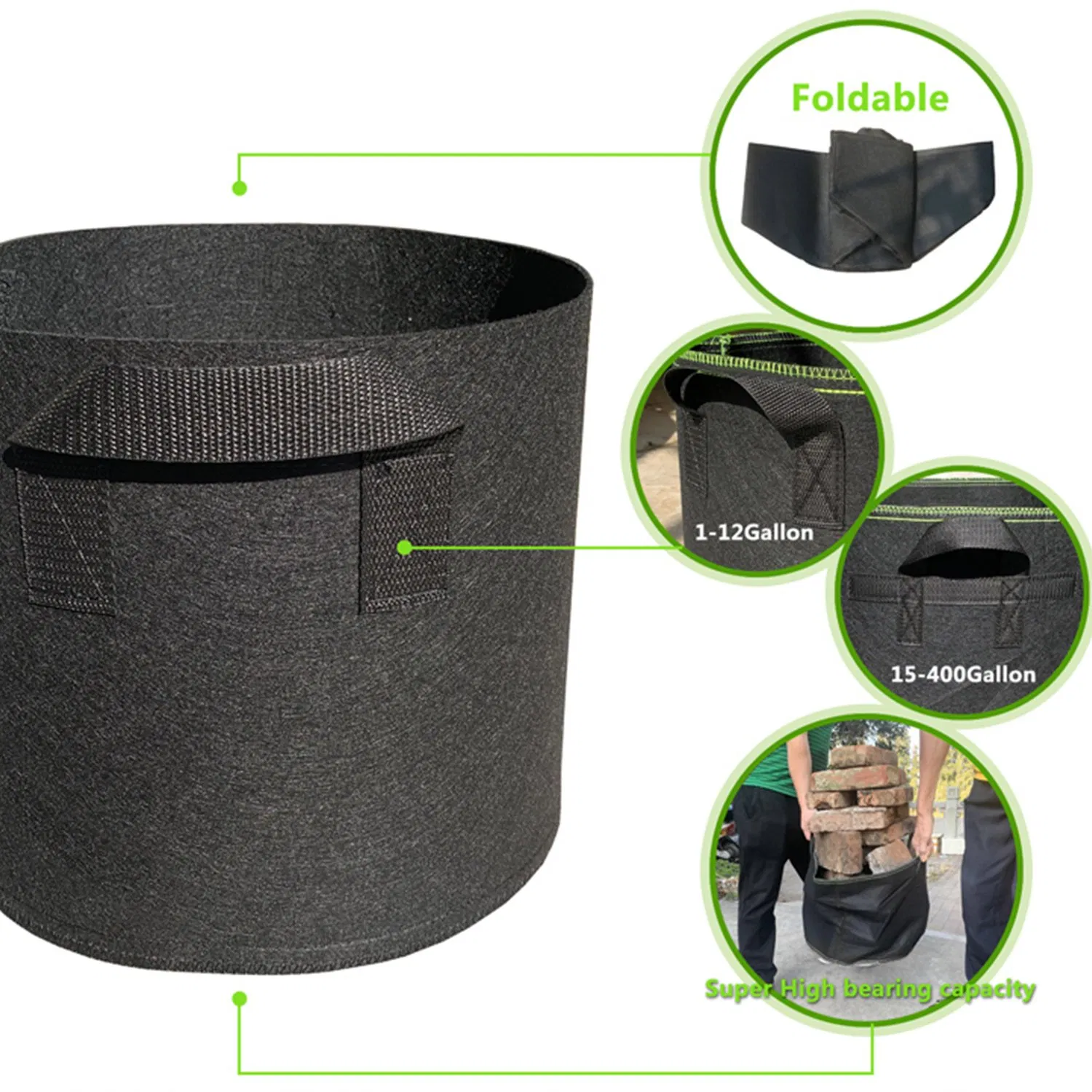 Тканевый горшок для растений Grow Bag