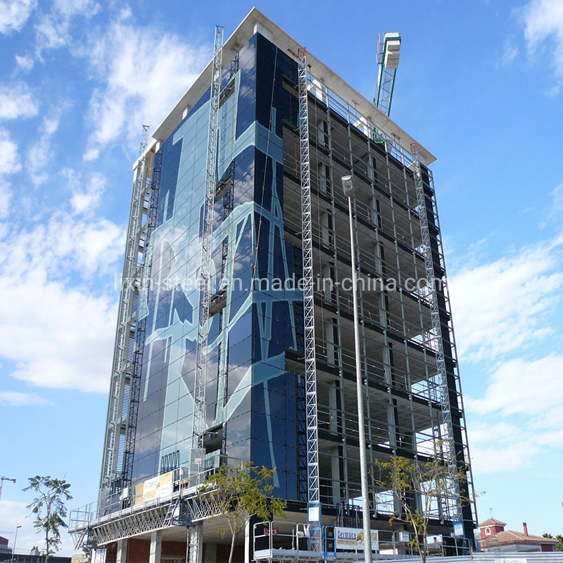 Three Floors Prefabricated Building Steel Structure Prefab House Steel Frame