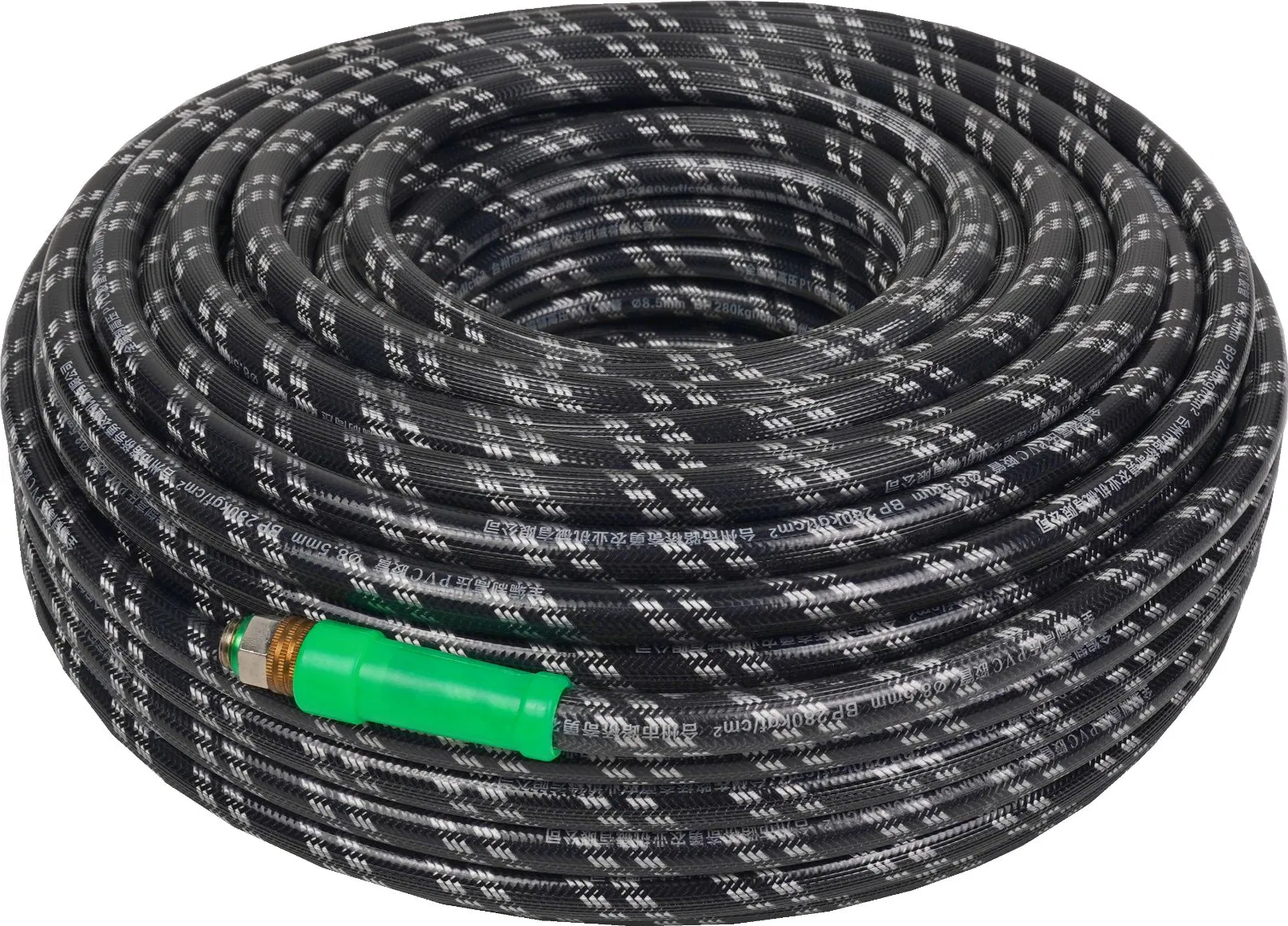 5/16′ ′ Reinforced Fiber Braided PVC Hose Pipe 3 Layer