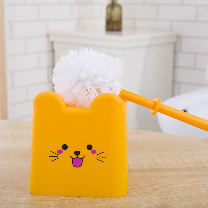 Детский ершик для унитаза с подставкой, пластик и нержавеющая сталь