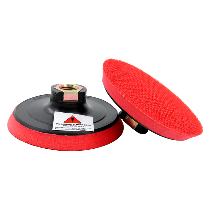 4inch M14 / 5/8''-11 Thread Diamond Polishing Pads Back Pad Foam Plastic Backer Pad Angle Grinder Adapter