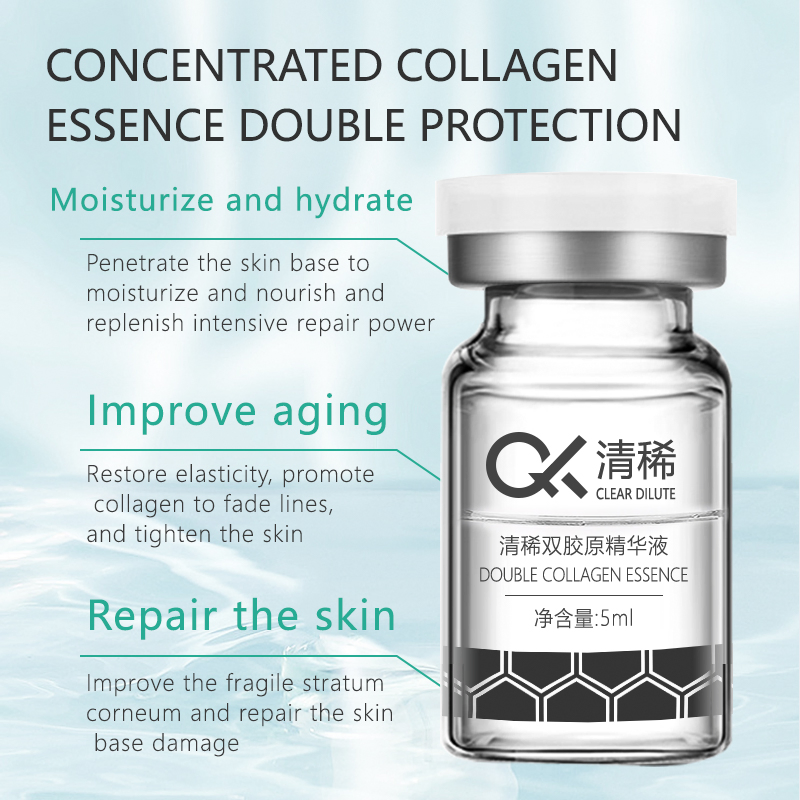 Clear Dilute Moisture-Lock Serum with Double Collagen for Hydration