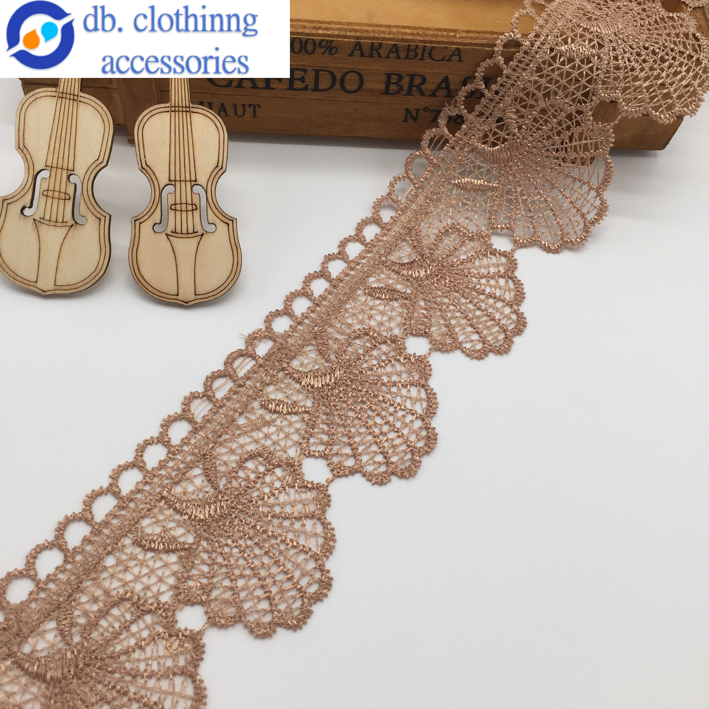 Кружево полиэстер 100% для отделки