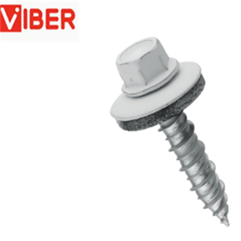 Винты кровельные оцинкованные 10x1 дюйм с шайбой