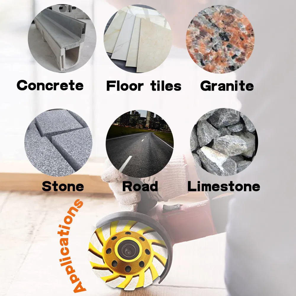 Metal Bond Diamond Grinding Disc Segment Lavina Grinding Disc for Concrete Stone Floor Polishing