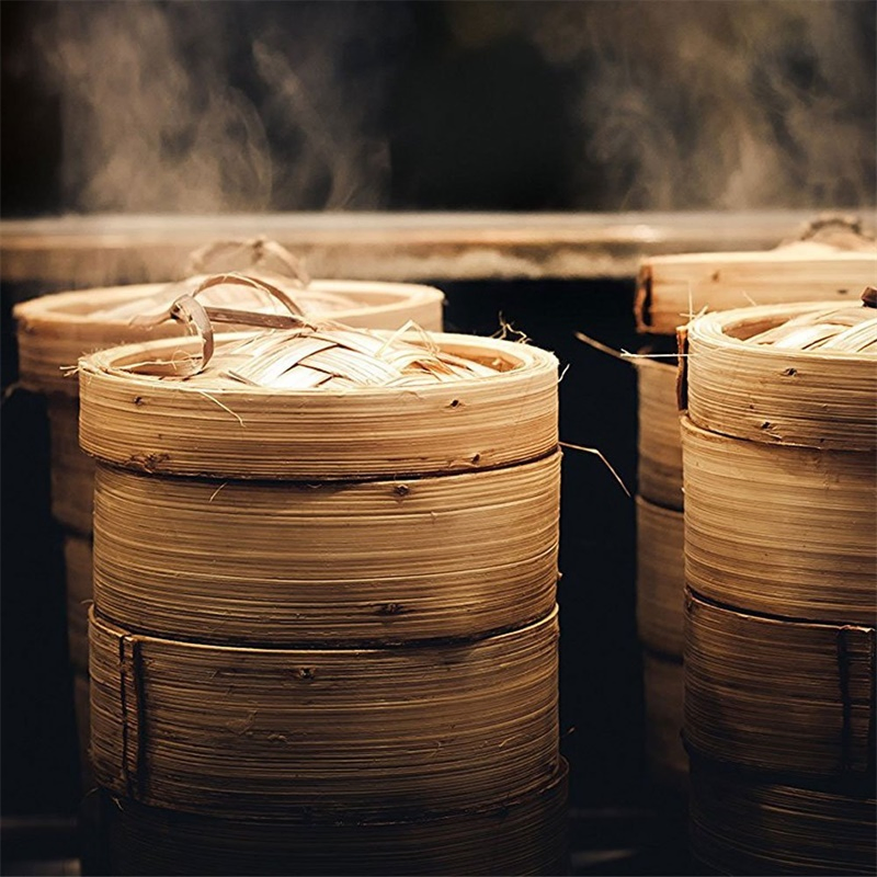 High Quality Best Selling 100% Natural Rice Bamboo Steamer