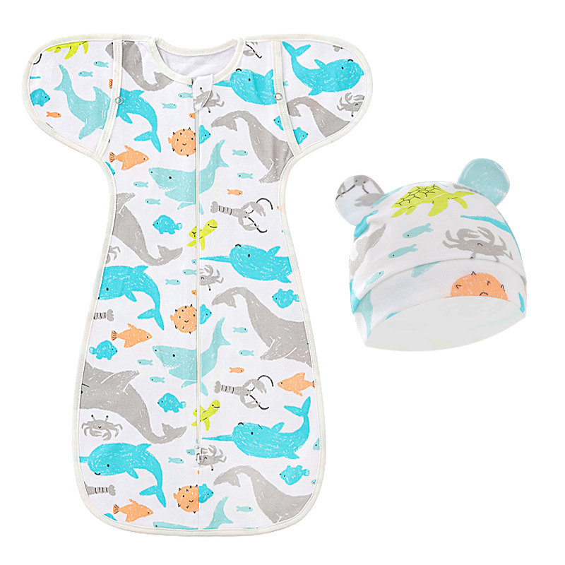 Cotton Bamboo Baby Wearable Sleeping Bags Swaddle Weighted Sleep Sack