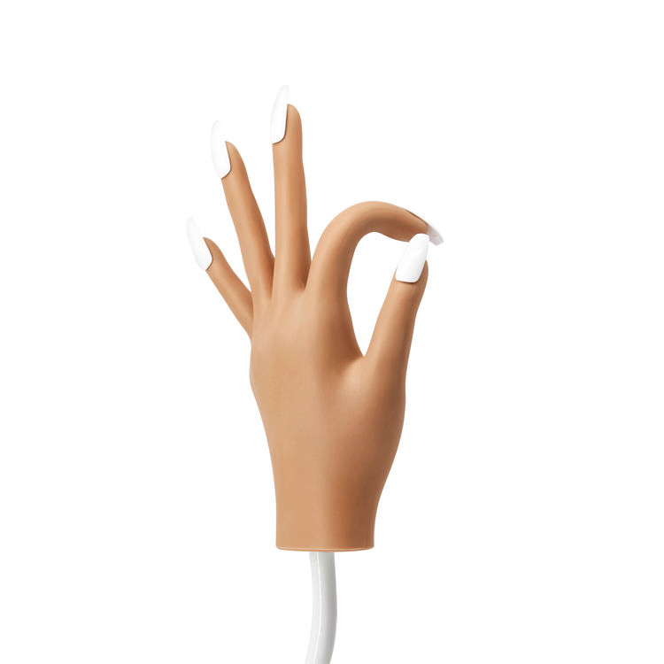 Practical Realistic Nail Trainer Practice Hand Manicure Training Finger