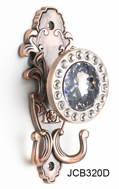 Stylish Crystal Wall Hook for Modern Home Decor Accessories