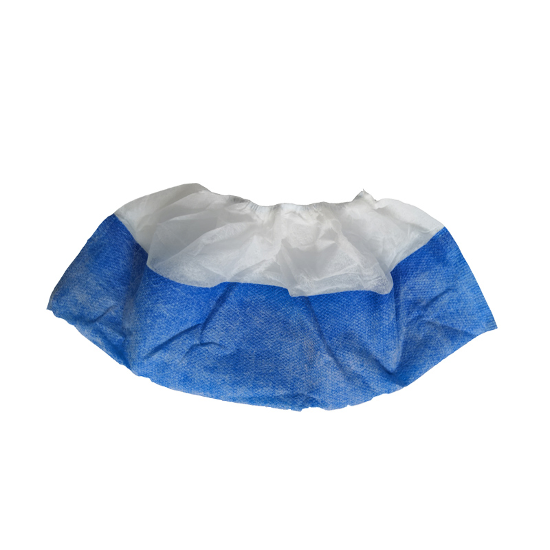 CE/ISO13485 Non Woven and Plastic Disposable Waterproof Shoe Cover PP+CPE Overshoe