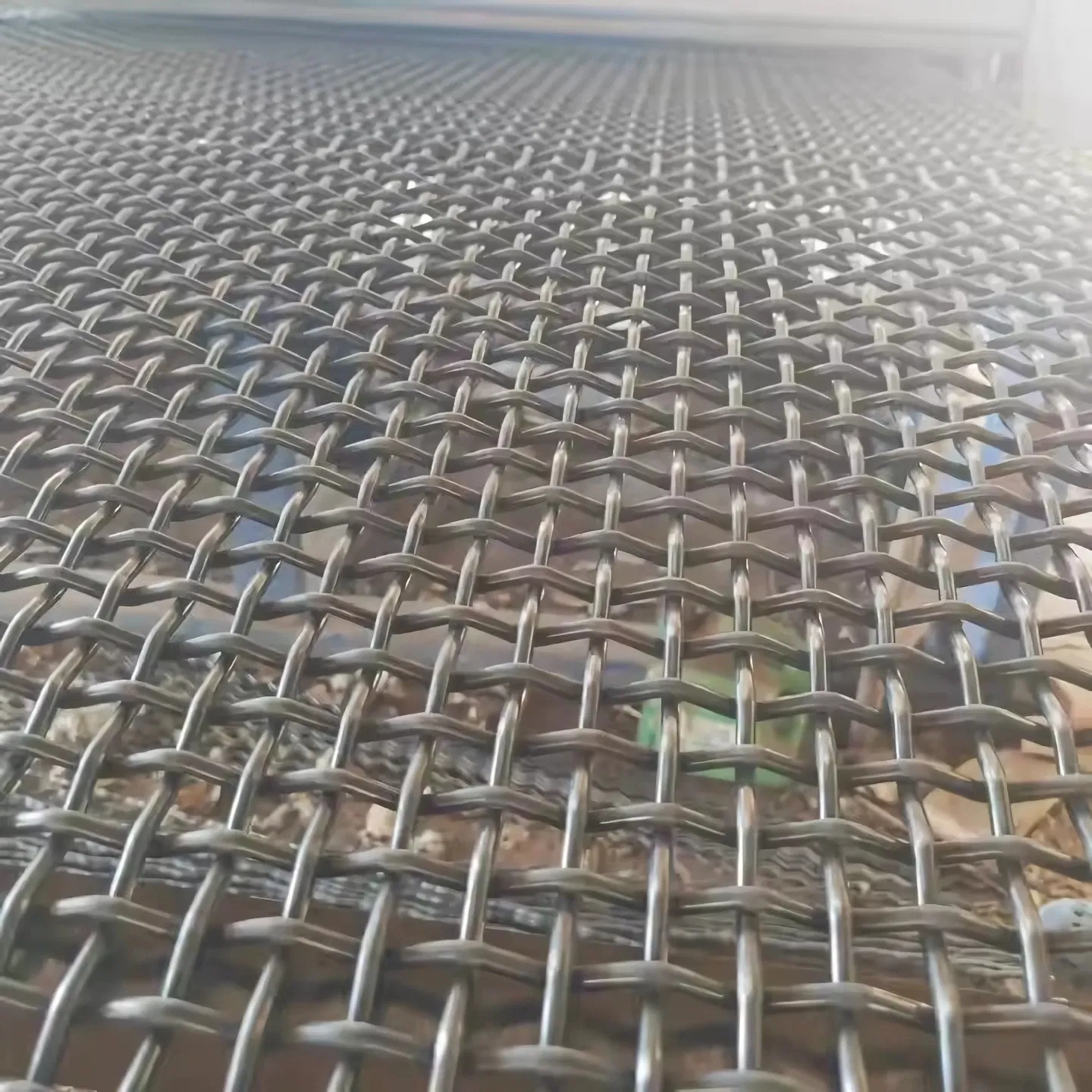 Mesh for Decorative Curtain Brass Metal Woven Wire Copper 5mm High Quality Plain Weave Stainless Steel Chain Link Mesh 10mm 2m