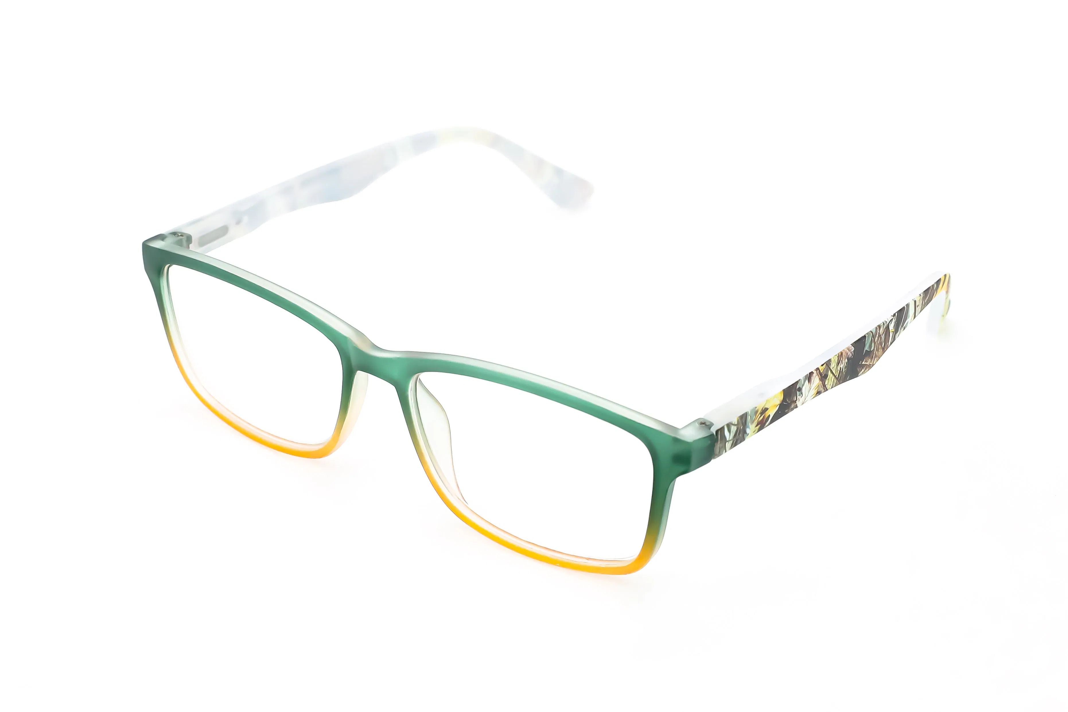 Vintage Stylish Full Frame Square Anti Blue Light Fashion Man Reading Glasses