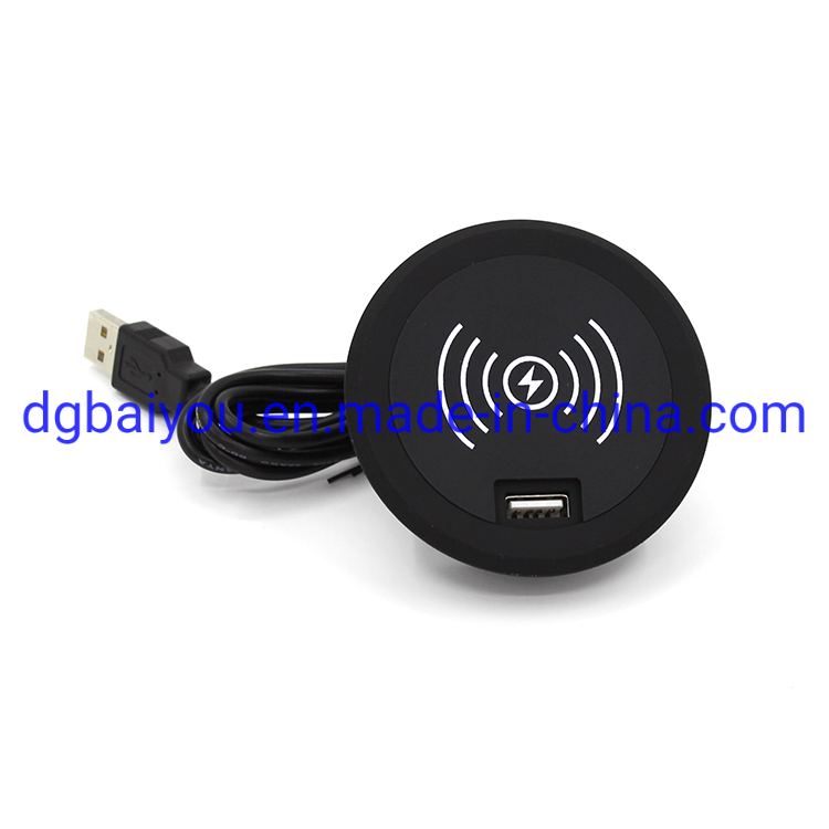 Беспроводная зарядка BAYU 5V2.1A с USB-портом