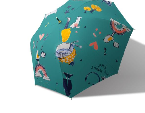 New Straight Stick Vinyl Umbrella